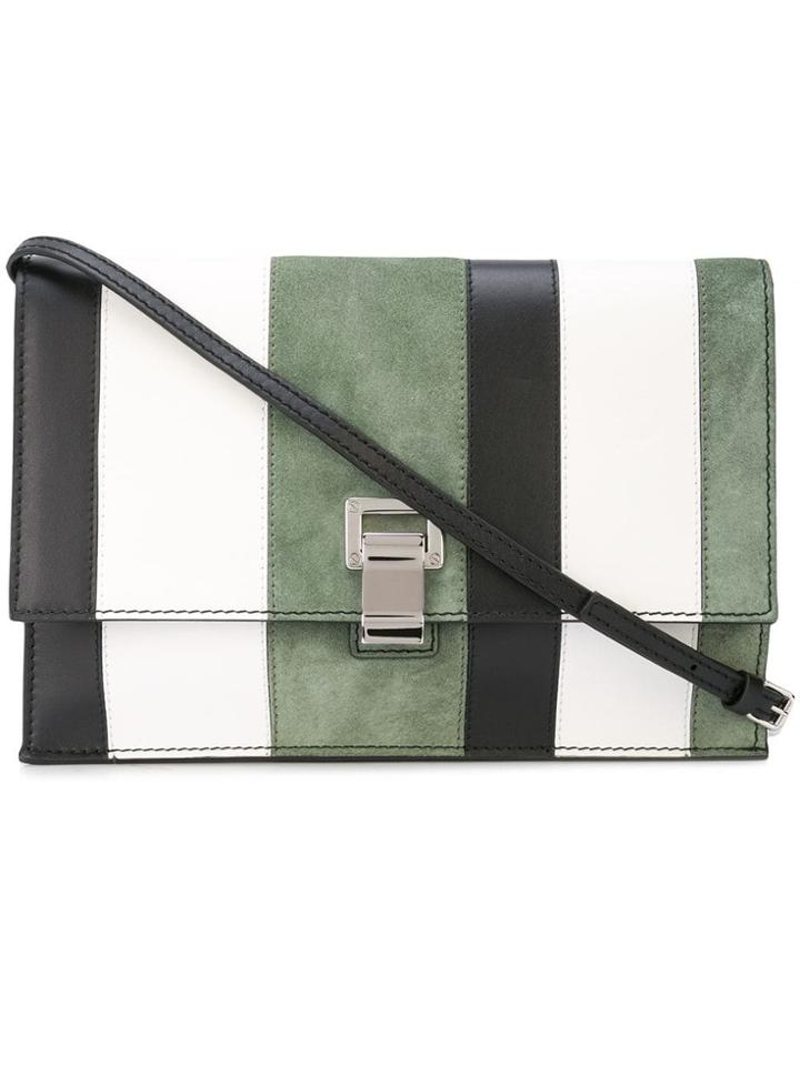 Proenza Schouler Colorblock Small Lunch Bag - White