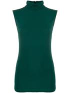 Styland Roll Neck Top - Green