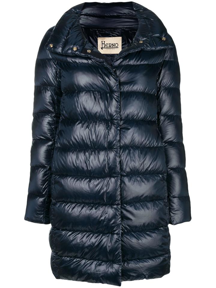 Herno Feather Down Puffer Jacket - Blue
