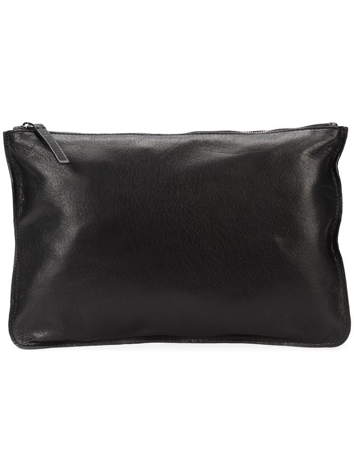 Ann Demeulemeester - Small 'wodan' Clutch - Women - Leather - One Size, Black, Leather