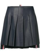 Thom Browne Nappa Sorbetta Miniskirt - Blue