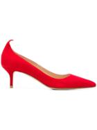 Francesco Russo Raised Counter Pumps - Red
