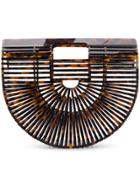 Cult Gaia Ark Small Clutch - Brown