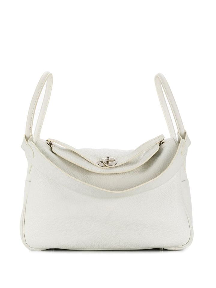 Hermès Pre-owned Twist Lock Tote - White