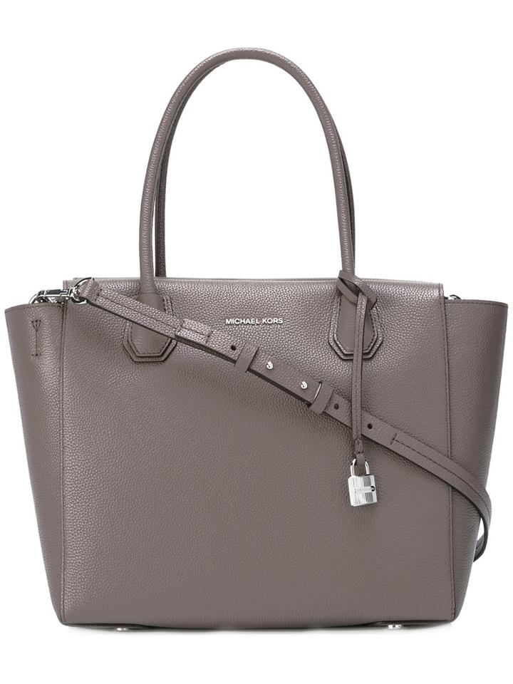 Michael Michael Kors Locker Tote Bag, Nude/neutrals, Leather
