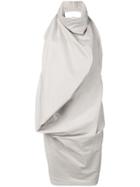 Rick Owens Oversized Neck Dress - Neutrals