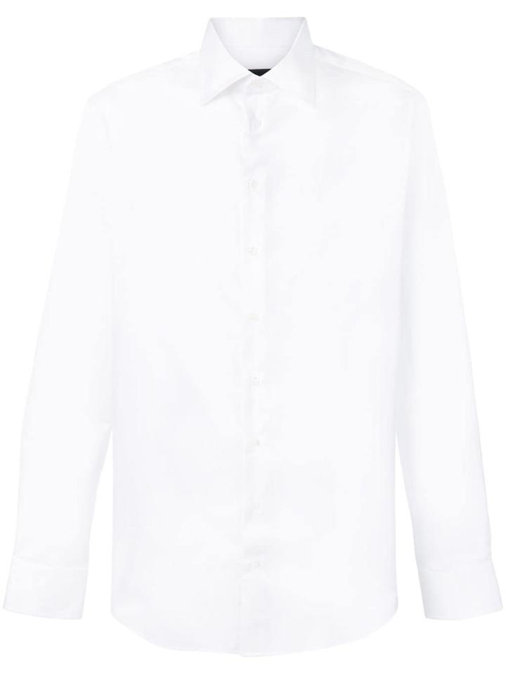 Giorgio Armani Cutaway Collar Shirt - White