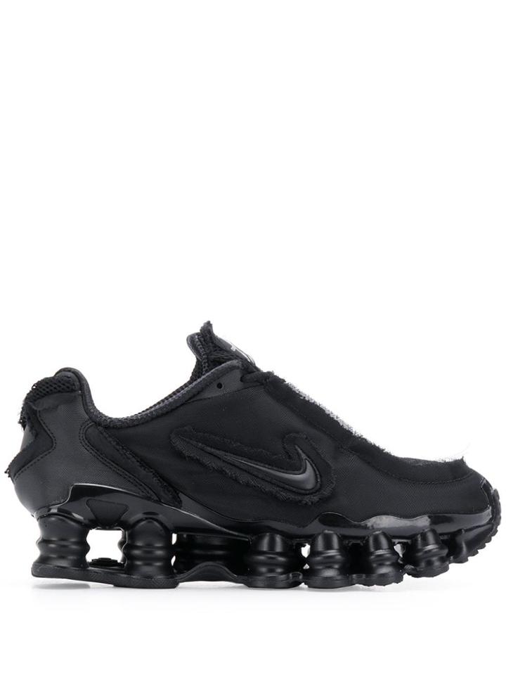 Nike Comme Des Garçons X Nike Shox Sneakers - Black