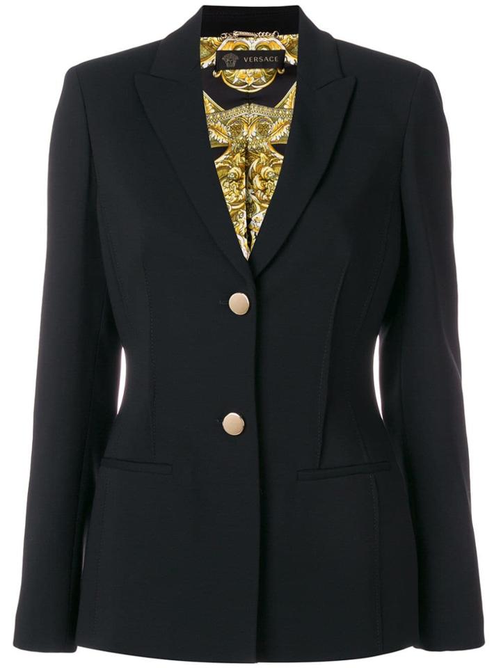 Versace Darted Blazer - Black