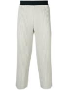 Homme Plissé Issey Miyake Pleated Track Pants - Neutrals