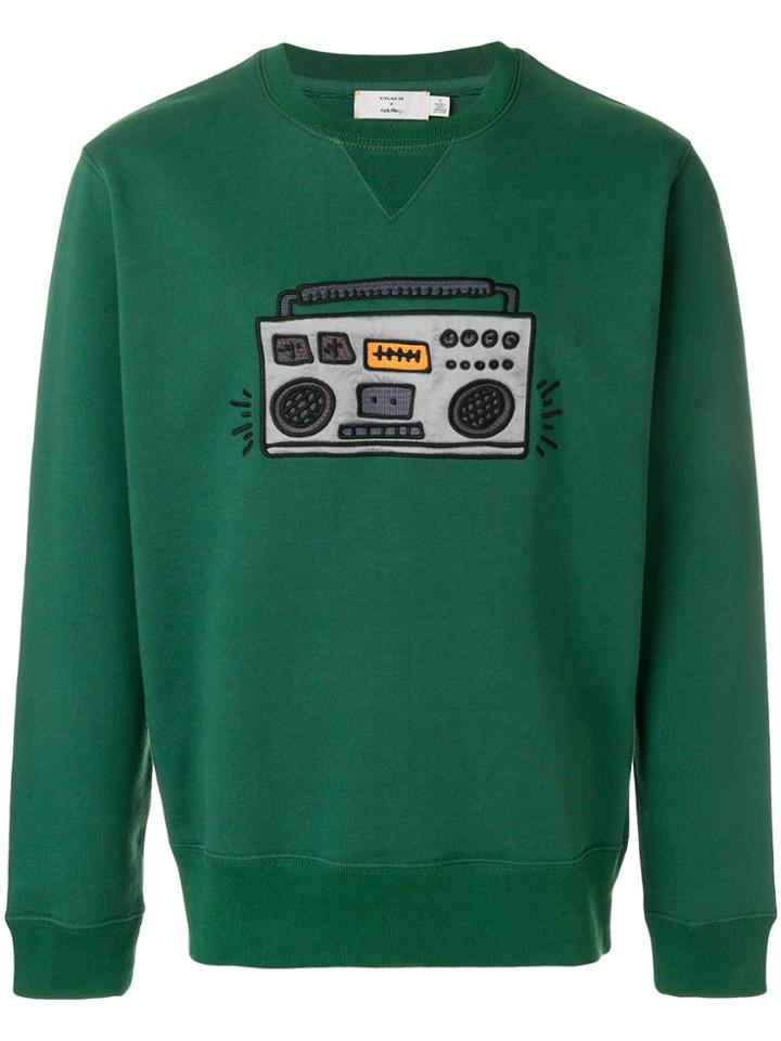 Coach Radio Patch Sweatshirt - Green