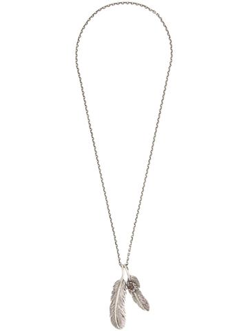 Holzpuppe Feather Necklace - Metallic