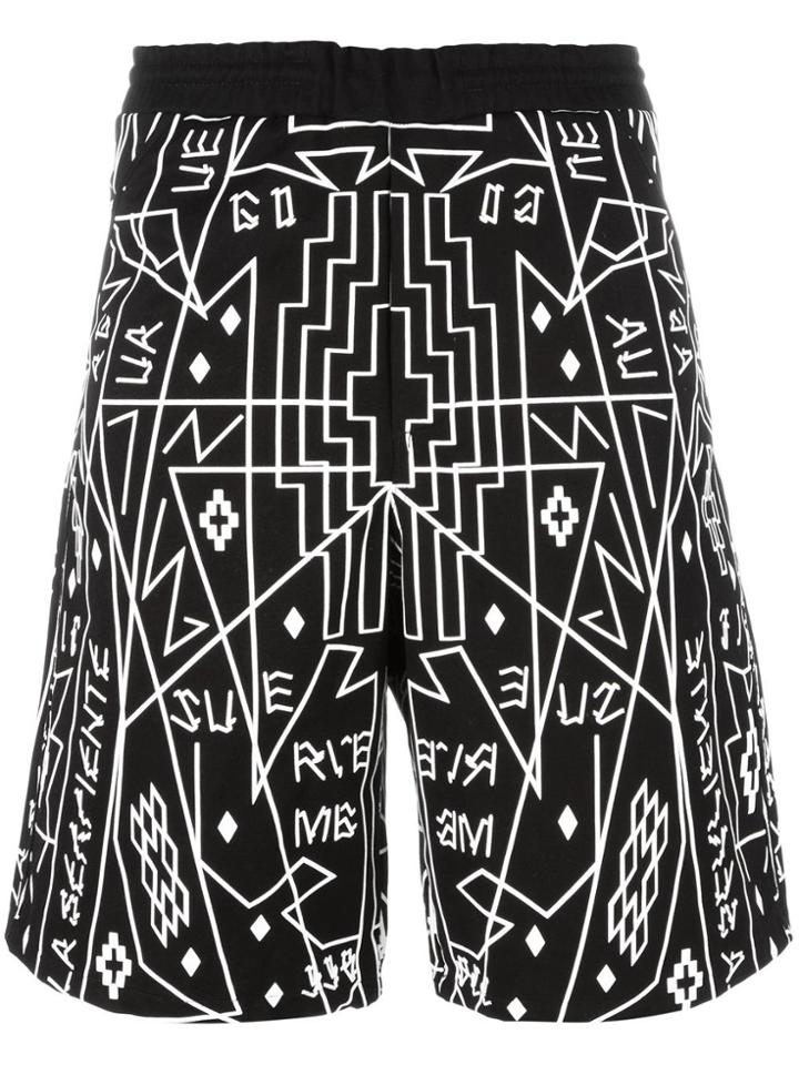 Marcelo Burlon County Of Milan Salomon Track Shorts - Black