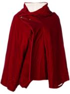 Comme Des Garçons Pre-owned 1990's Cape Jacket - Red