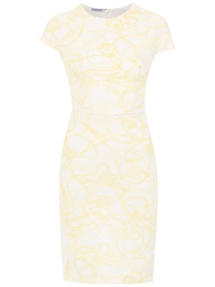 Tufi Duek Printed Tube Dress - Yellow