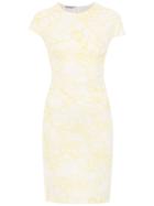 Tufi Duek Printed Tube Dress - Yellow