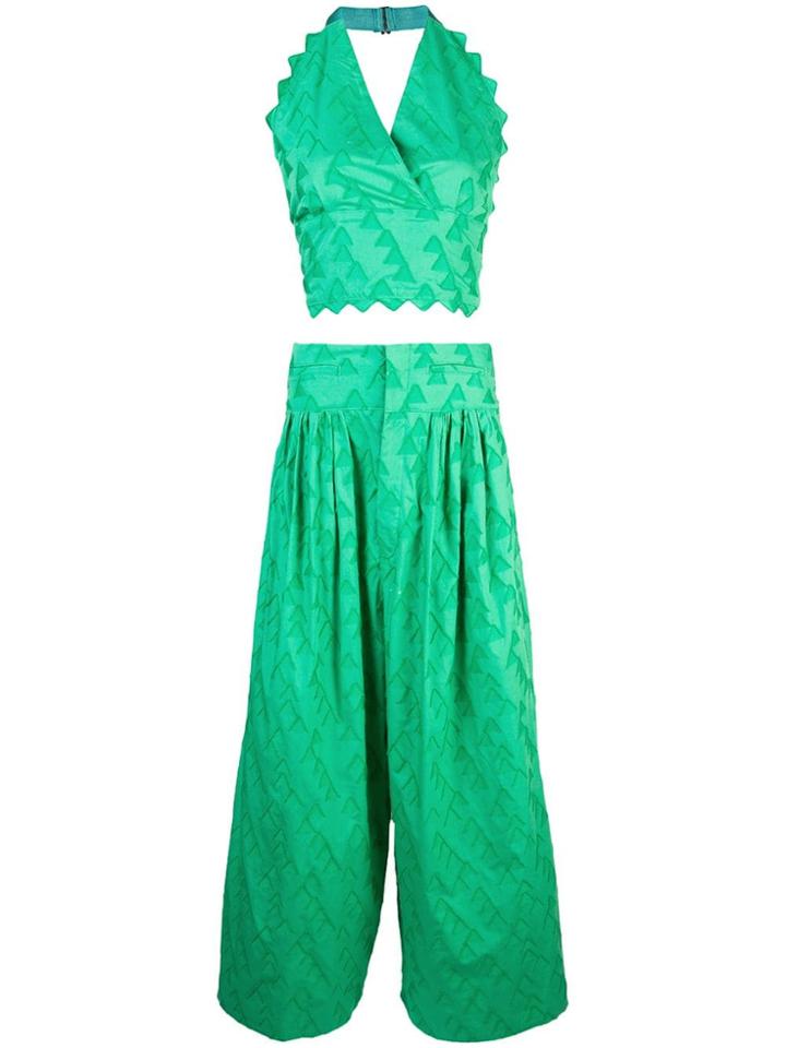 Tsumori Chisato Printed Two-piece Set - Green