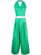 Tsumori Chisato Printed Two-piece Set - Green