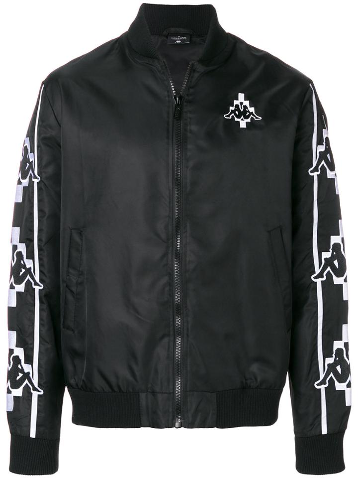 Marcelo Burlon County Of Milan Kappa Bomber Jacket - Black