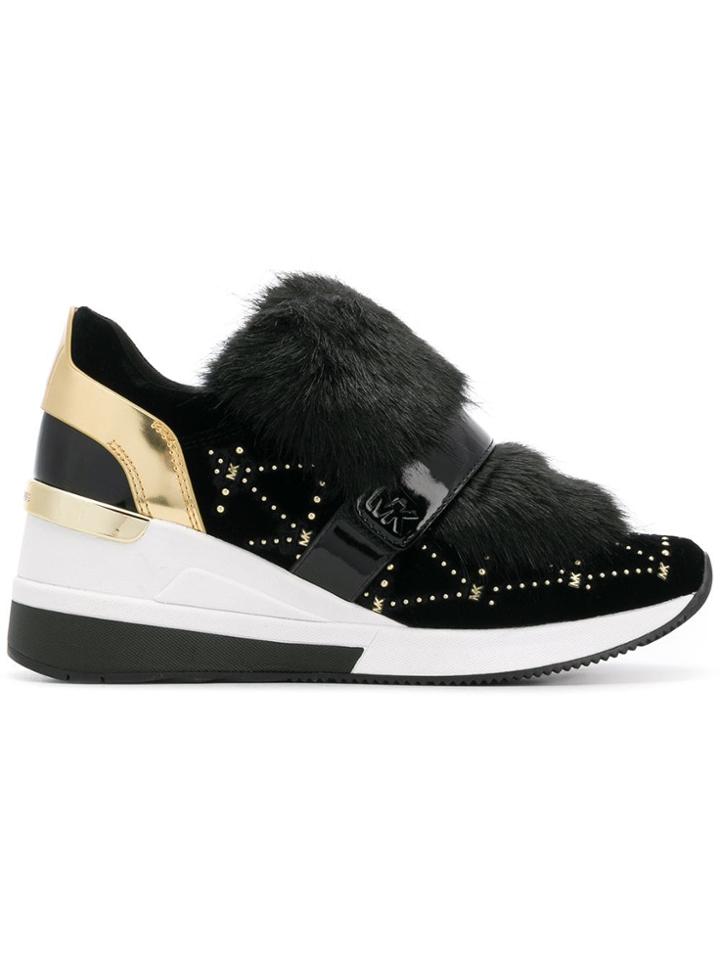 Michael Michael Kors High Maven Sneakers - Black
