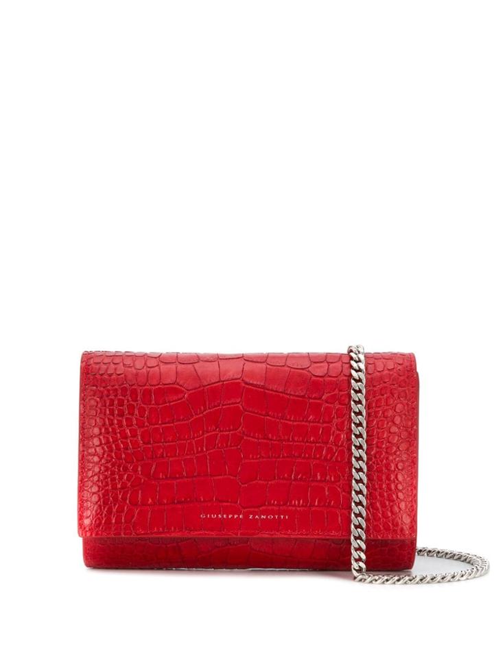 Giuseppe Zanotti Emilee Clutch Bag - Red
