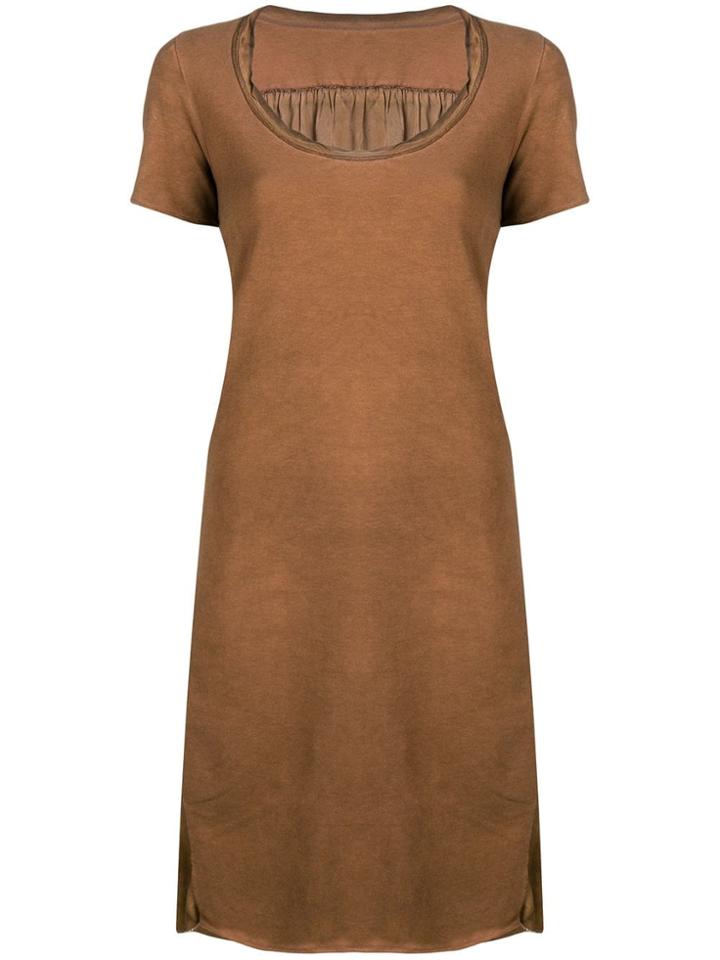 Uma Wang Short T-shirt Dress - Brown