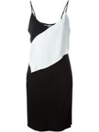 Mcq Alexander Mcqueen Draped Scarf Fitted Dress