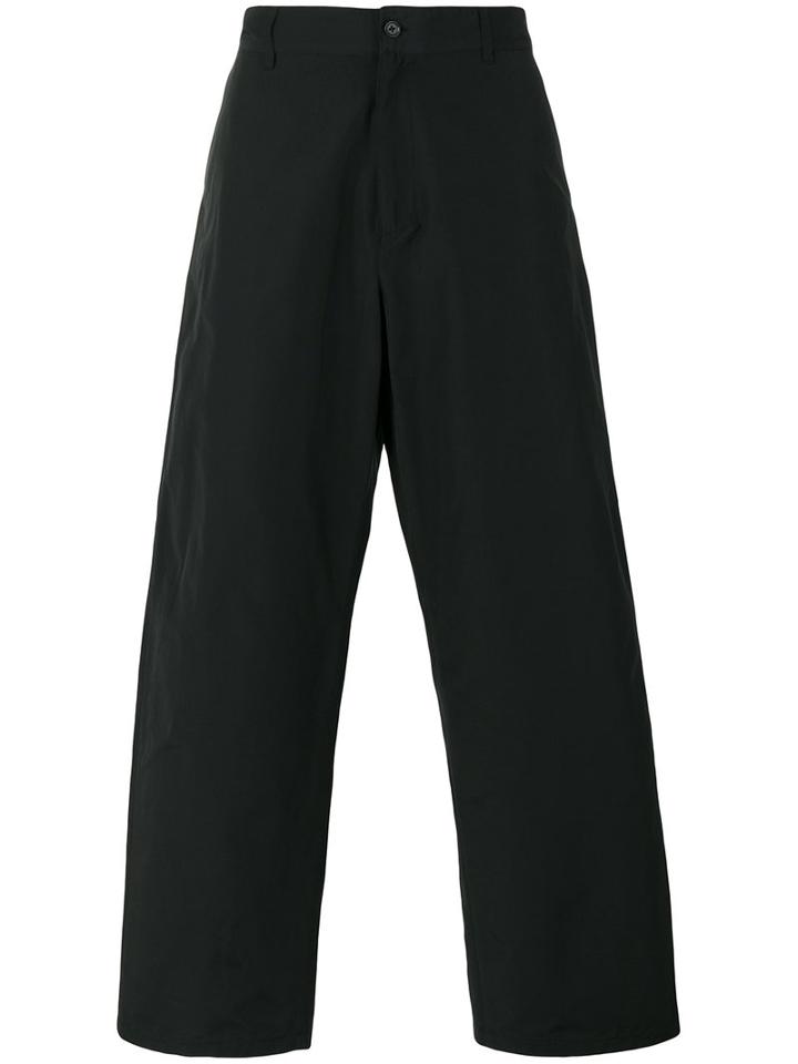 Hope Wide-leg Trousers, Men's, Size: 46, Black, Cotton/polyamide