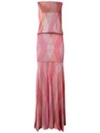 Cecilia Prado - Knit Maxi Dress - Women - Viscose - P, Pink/purple, Viscose