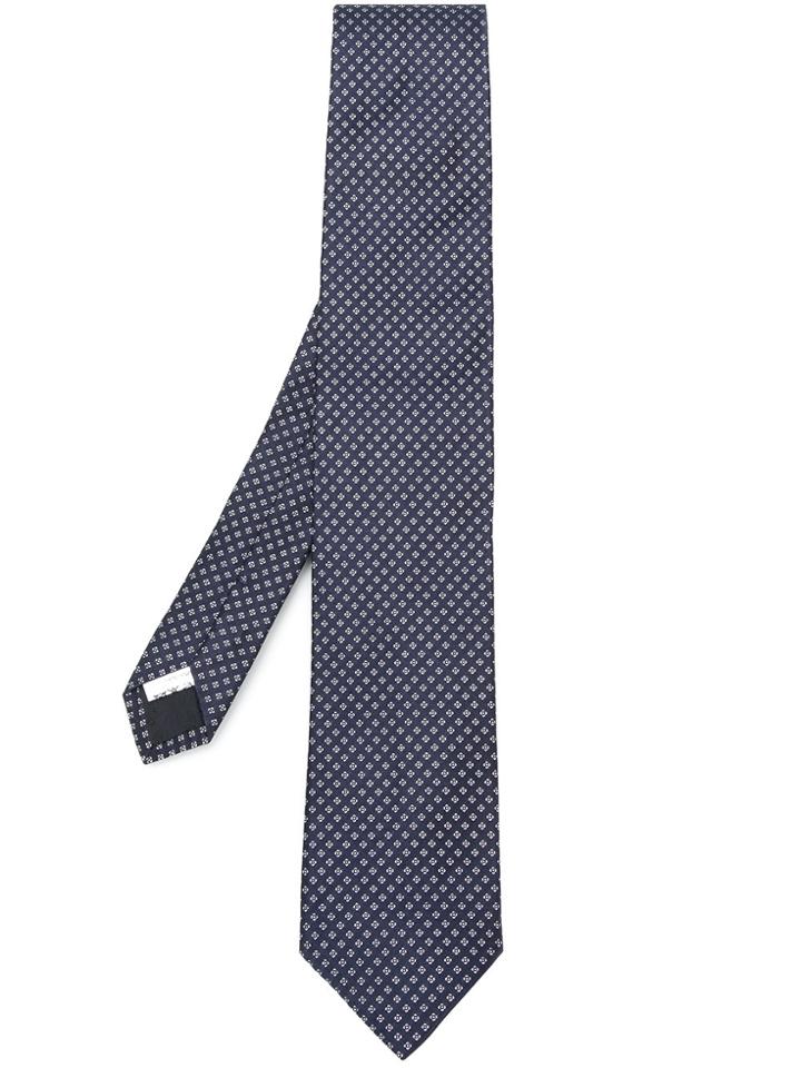 Lardini Printed Tie - Blue