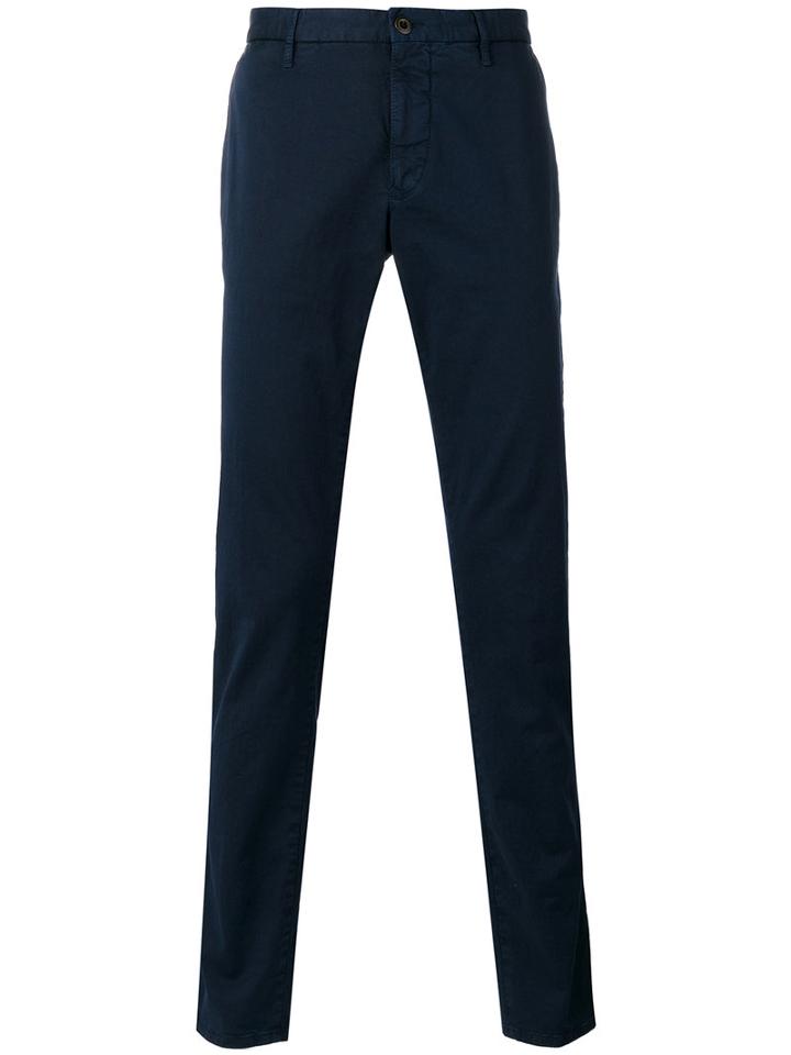 Incotex - Classic Chinos - Men - Cotton/spandex/elastane - 38, Blue, Cotton/spandex/elastane