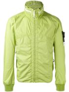 Stone Island Zip Anorak Jacket, Men's, Size: Large, Green, Polyamide/polyurethane Resin