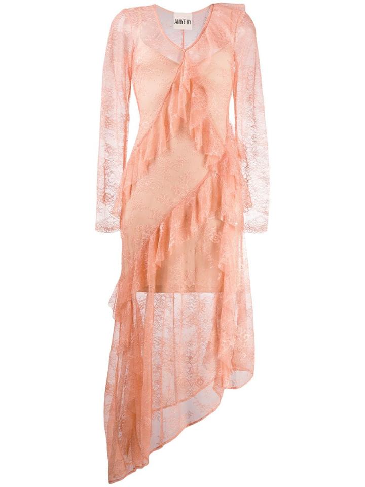 Aniye By Lace Asymmetric Dress - Pink
