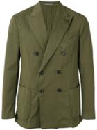 Gabriele Pasini - Double Breasted Jacket - Men - Cotton/polyester/spandex/elastane - 50, Green, Cotton/polyester/spandex/elastane
