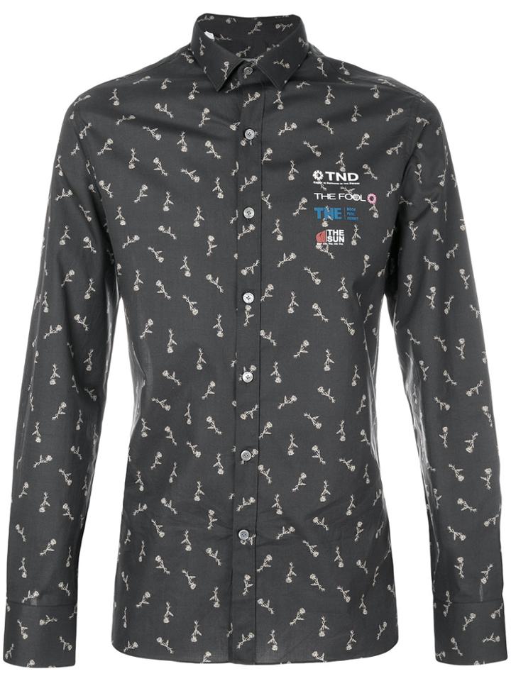 Givenchy Studded Collar Shirt - Black