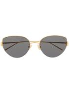 Boucheron Eyewear Cat Eye Sunglasses - Black
