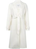 Les Coyotes De Paris Belted Coat - White