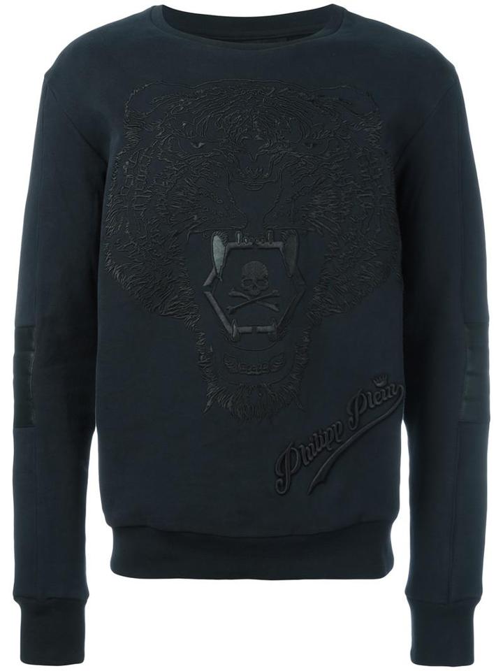 Philipp Plein Price Sweatshirt, Men's, Size: Large, Black, Cotton/polyurethane/polyester