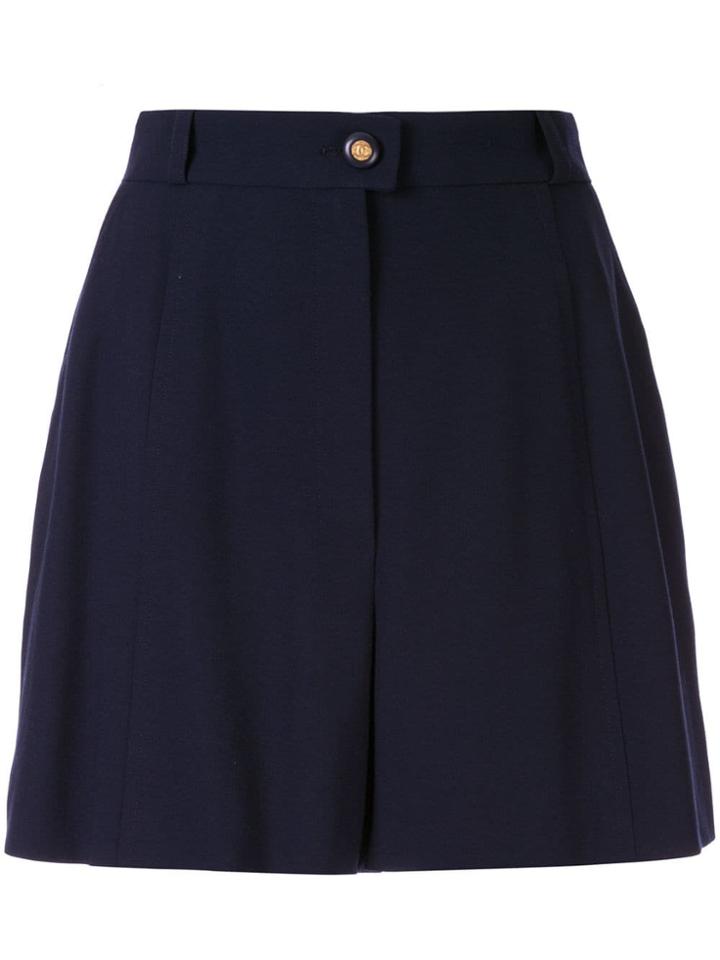 Chanel Pre-owned Short Pants - Blue