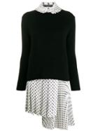 Ermanno Scervino Asymmetric Layered Dress - Black