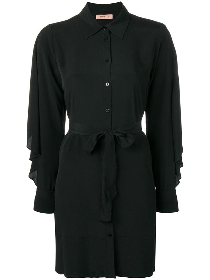 Twin-set Crepe Shirt - Black