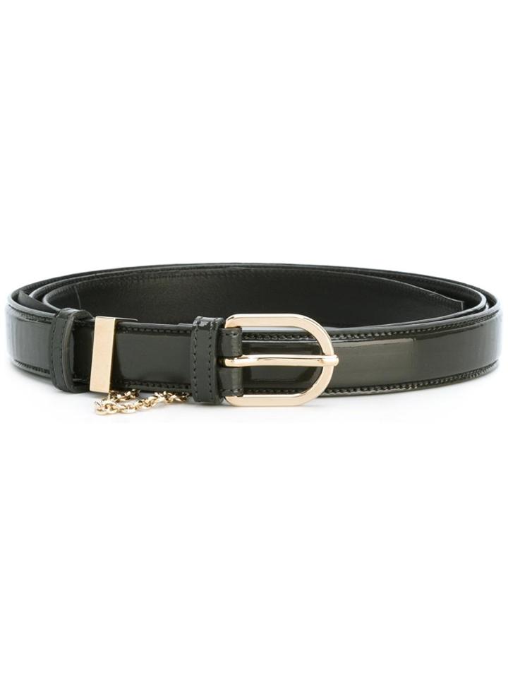 Nina Ricci Thin Belt - Grey