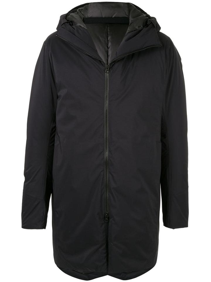 Attachment Hooded Padded Coat - Black