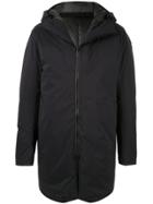 Attachment Hooded Padded Coat - Black
