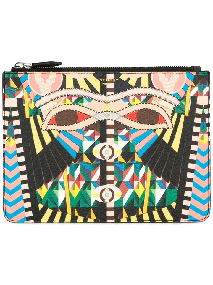 Givenchy - Medium Crazy Cleopatra Printed Pouch - Men - Cotton/polyester/polyurethane - One Size, Cotton/polyester/polyurethane