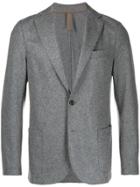 Eleventy Textured Blazer Jacket - Grey