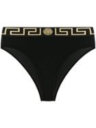Versace Medusa Mid Rise Bikini Bottoms - Black