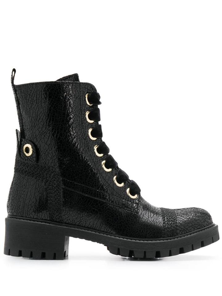 Twin-set Chunky Heel Boots - Black