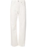Wide-leg Cropped Jeans - Women - Cotton - 28, White, Cotton, Citizens Of Humanity