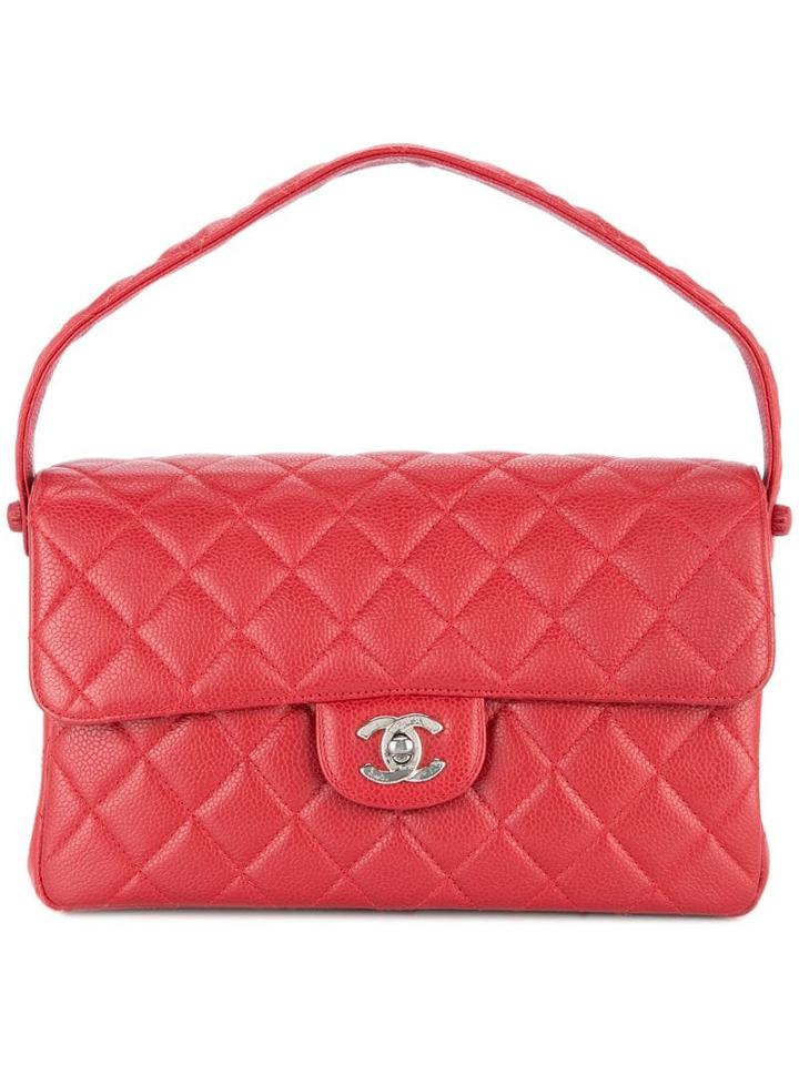Chanel Pre-owned Turn-lock Double Face Bag - Red